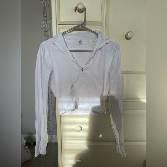 quarter zip fitted top - Picture 1 of 2